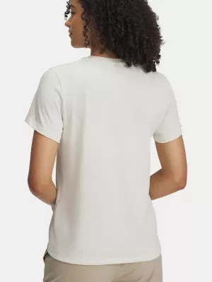 Dámské triko UNDER ARMOUR HWT BRANDED CORE SS 1389745-279 HNĚDÁ