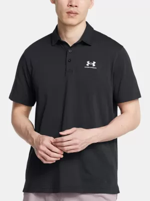 Pánské triko UNDER ARMOUR ICON POLO 1386608-001 ČERNÁ