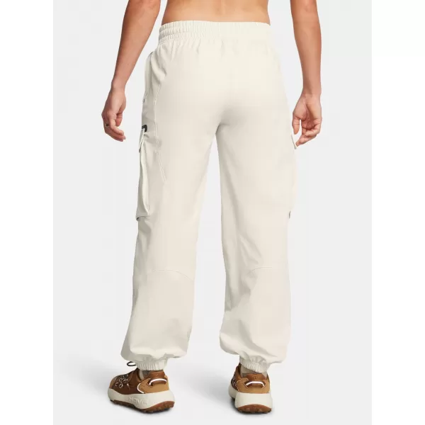  Dámské sportovní kalhoty UNDER ARMOUR UNSTOPPABLE CARGO PANT 1386481-110 BÍLÁ 