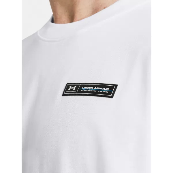  Pánské triko UNDER ARMOUR HW ARMOUR LABEL SS 1382831-100 BÍLÁ 
