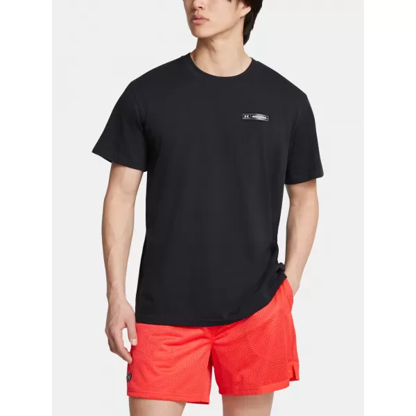  Pánské triko UNDER ARMOUR HW ARMOUR LABEL SS 1382831-001 ČERNÁ 