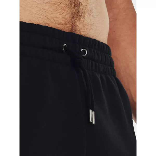  Pánské kraťasy UNDER ARMOUR ESSENTIAL FLEECE SHORTS 1380377-001 ČERNÁ 
