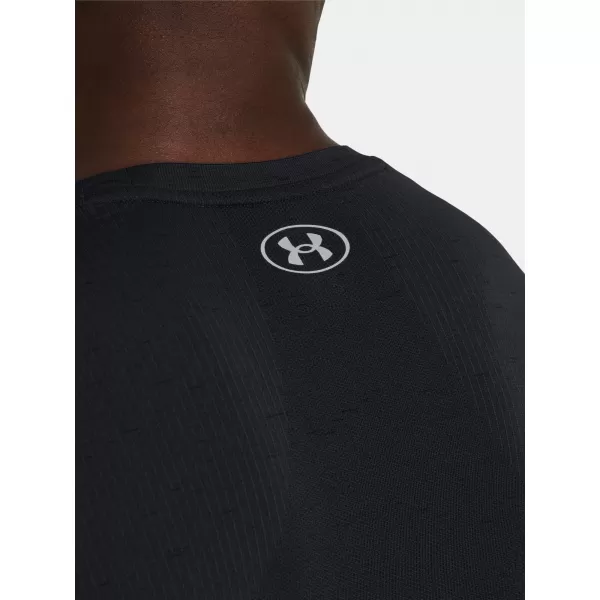  Pánské triko UNDER ARMOUR VANISH SEAMLESS SS 1382801-001 ČERNÁ 