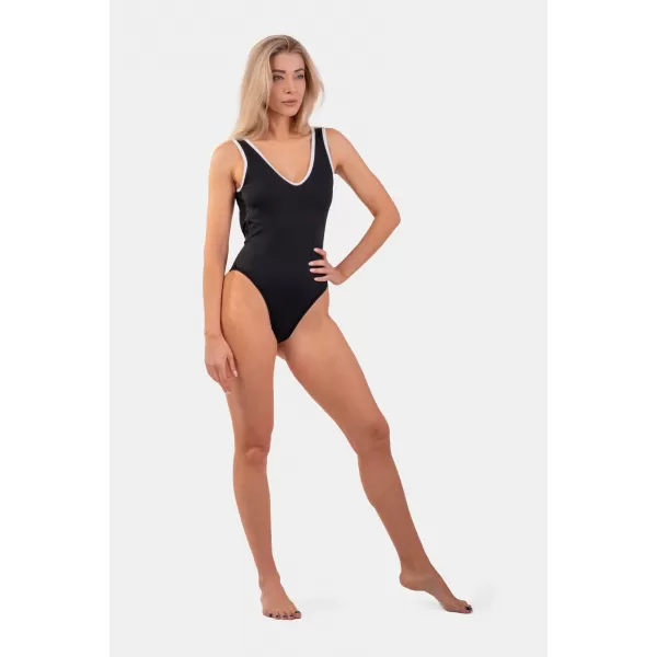  NEBBIA Celé černé plavky French style 460 BLACK 