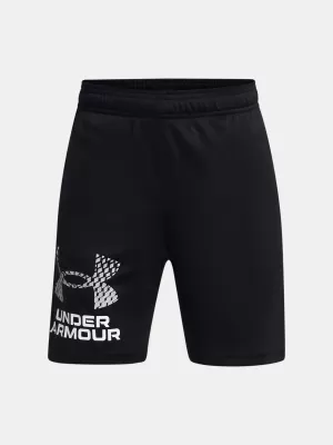 Chlapecké kraťasy UNDER ARMOUR TECH LOGO SHORTS 1383333-001 ČERNÁ