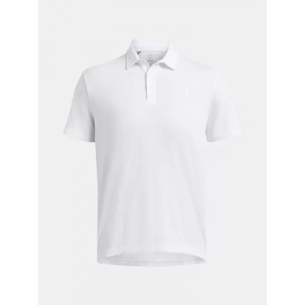  Pánské triko UNDER ARMOUR ICON POLO 1386608-100 BÍLÁ 
