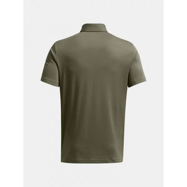  Pánské triko UNDER ARMOUR ICON POLO 1386608-390 ZELENÁ 