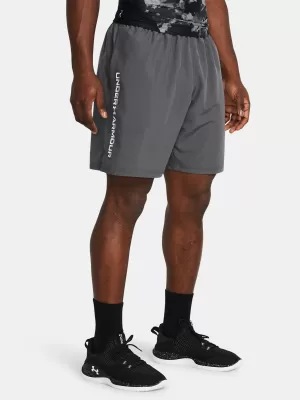 Pánské kraťasy UNDER ARMOUR WOVEN WDMK SHORTS 1383356-025 ŠEDÁ