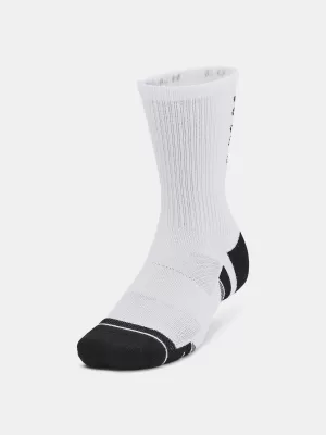 Ponožky UNDER ARMOUR PERF TECH NOV CREW (3 PÁRY) 1379515-101 BÍLÁ
