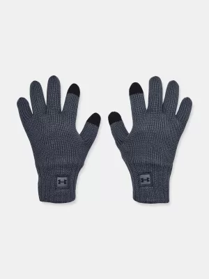 Pánské rukavice UNDER ARMOUR HALFTIME WOOL GLOVE 1378755-044 ŠEDÁ