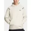 Pánská mikina UNDER ARMOUR UNSTOPPABLE FLC HD EU 1389350-110 BÍLÁ