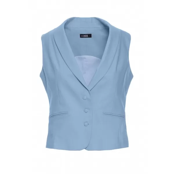  Dámská vesta MOE M859 LIGHT BLUE 