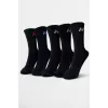 NEBBIA sneaker ponožky 5-pack 164 BLACK