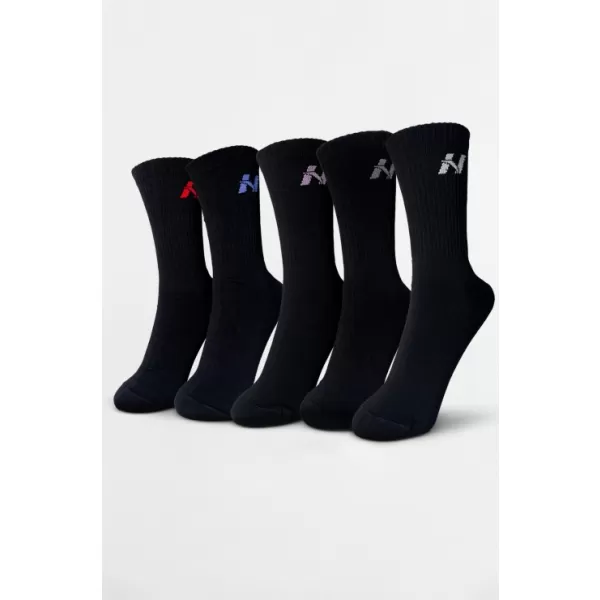  NEBBIA sneaker ponožky 5-pack 164 BLACK 