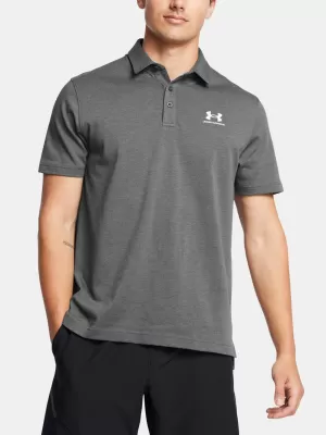 Pánské triko UNDER ARMOUR ICON POLO 1386608-025 ŠEDÁ