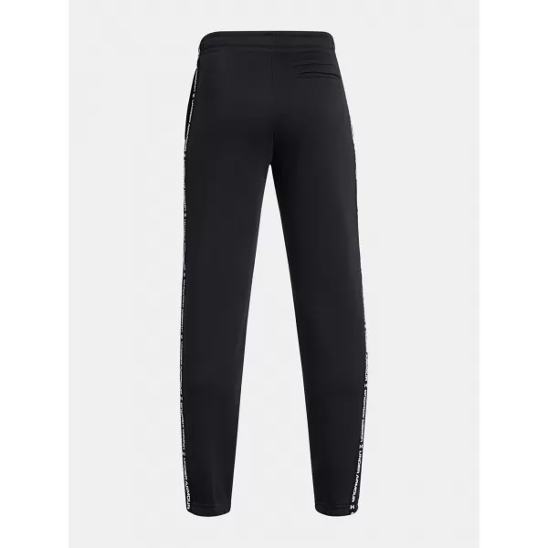  Chlapecké tepláky UNDER ARMOUR B ICON FLC JOGGER TAPING 1390294-001 ČERNÁ 