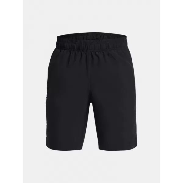  Chlapecké kraťasy UNDER ARMOUR WOVEN WDMK SHORTS 1383341-001 ČERNÁ 