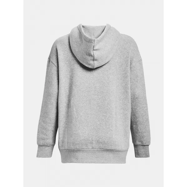  Dámská mikina UNDER ARMOUR ESSENTIAL FLC OS HOODIE 1379495-012 ŠEDÁ 