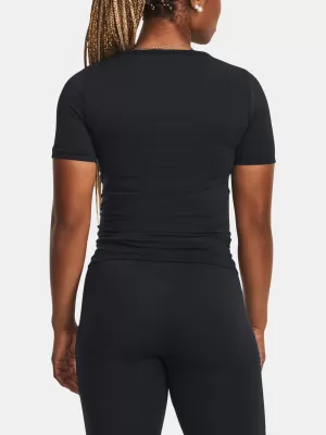 Dámské triko UNDER ARMOUR TRAIN SEAMLESS SS 1379149-001 ČERNÁ