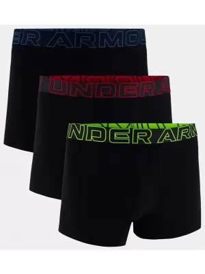 Pánské boxerky UNDER ARMOUR M PERF COTTON 3IN (3KS) 1383891-004 ČERNÁ