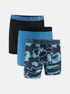 Pánské boxerky UNDER ARMOUR M PERF TECH MESH NOV 6IN (3KS) 1383885-494 MODRÁ