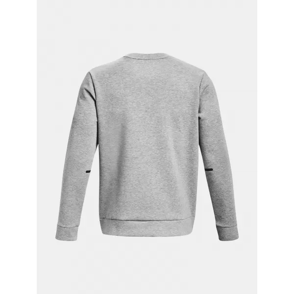  Pánská mikina UNDER ARMOUR UNSTOPPABLE FLC CREW 1381688-011 ŠEDÁ 