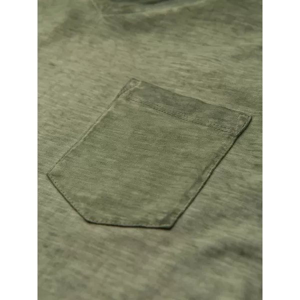  Pánské triko OMBRE OM-TSWT-0242 OLIVE 