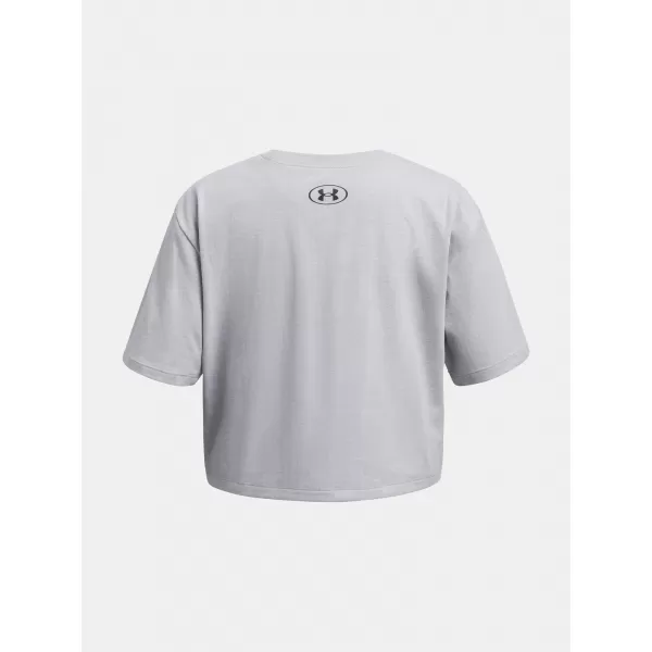  Dívčí triko UNDER ARMOUR RIVAL SS 1389755-011 ŠEDÁ 