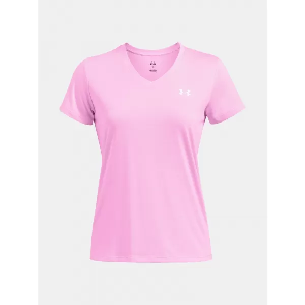  Dámské triko UNDER ARMOUR TECH SSV- TWIST 1384227-638 RŮŽOVÁ 