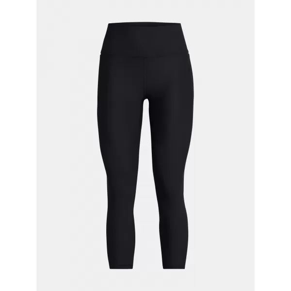  Dámské legíny UNDER ARMOUR MERIDIAN RIB ANKLE LEG 1386467-001 ČERNÁ 