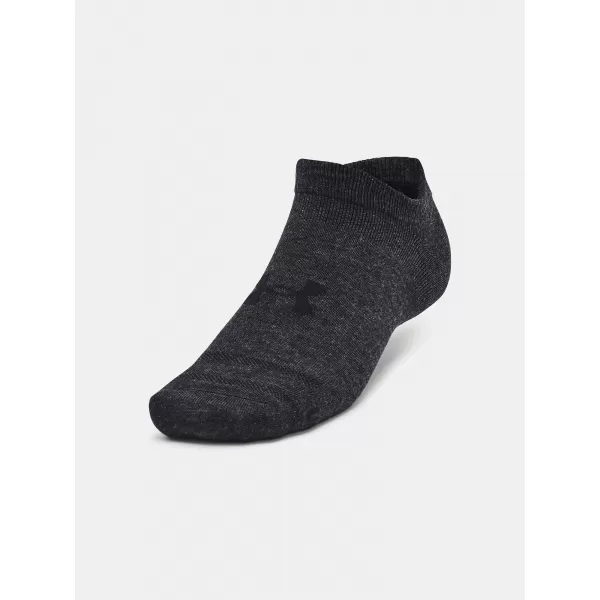  Ponožky UNDER ARMOUR ESSENTIAL NO SHOW (3 PÁRY) 1382623-001 ČERNÁ 