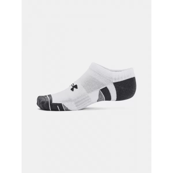  Ponožky UNDER ARMOUR PERFORMANCE COTTON NS (3 PÁRY) 1379526-100 BÍLÁ 