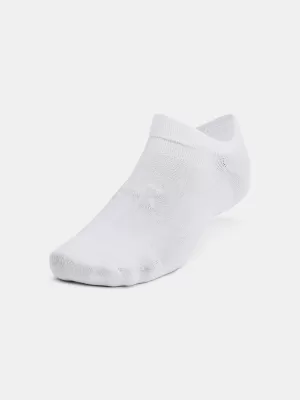 Ponožky UNDER ARMOUR ESSENTIAL NO SHOW (6 PÁRŮ) 1382611-100 BÍLÁ