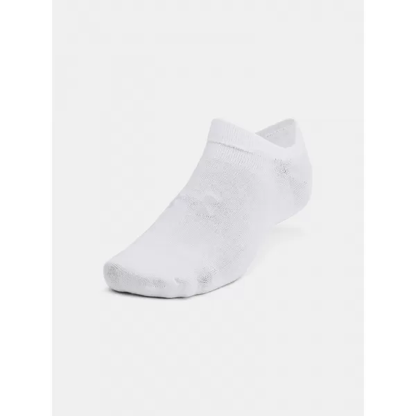  Ponožky UNDER ARMOUR ESSENTIAL NO SHOW (6 PÁRŮ) 1382611-100 BÍLÁ 