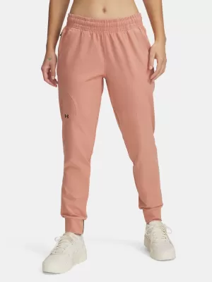 Dámské tepláky UNDER ARMOUR UNSTOPPABLE JOGGER 1376926-698 RŮŽOVÁ