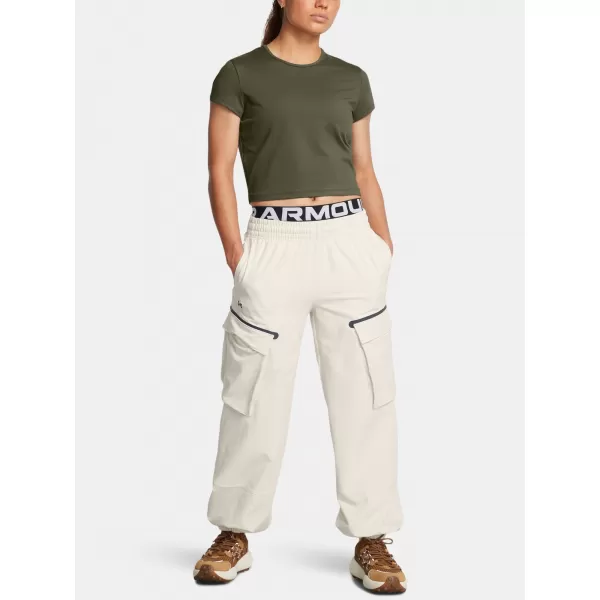  Dámské triko UNDER ARMOUR MERIDIAN BABY TEE 1387729-390 ZELENÁ 