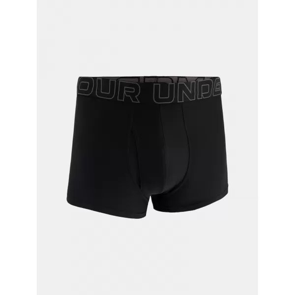  Pánské boxerky UNDER ARMOUR M PERF TECH 3IN (1KS) 1383877-001 ČERNÁ 