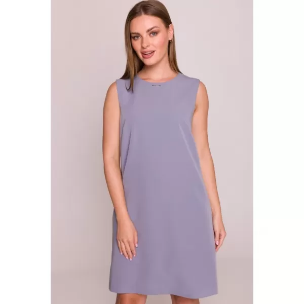  Dámské šaty STYLOVE S408 DOVE GREY 