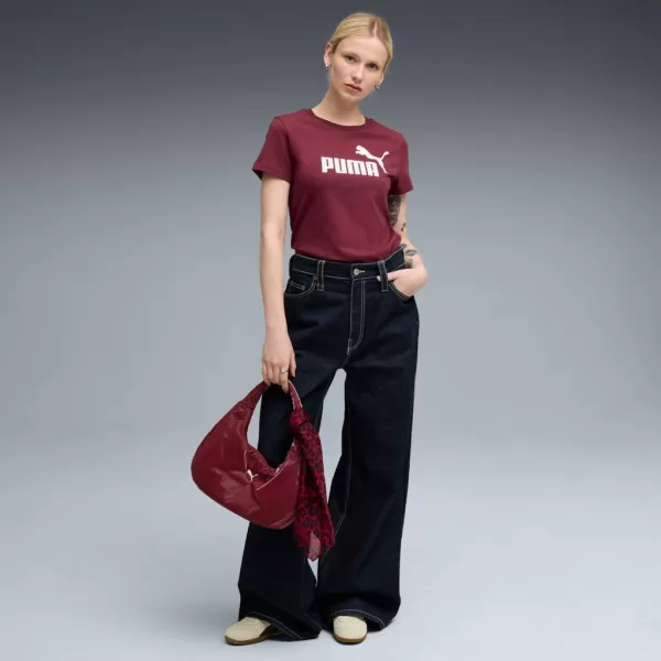  Dámské triko PUMA ESS NO. 1 LOGO TEE (S) 682371-96 ČERVENÁ 