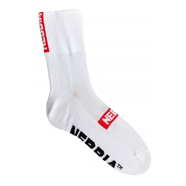  NEBBIA EXTRA MILE” crew ponožky 103 WHITE 