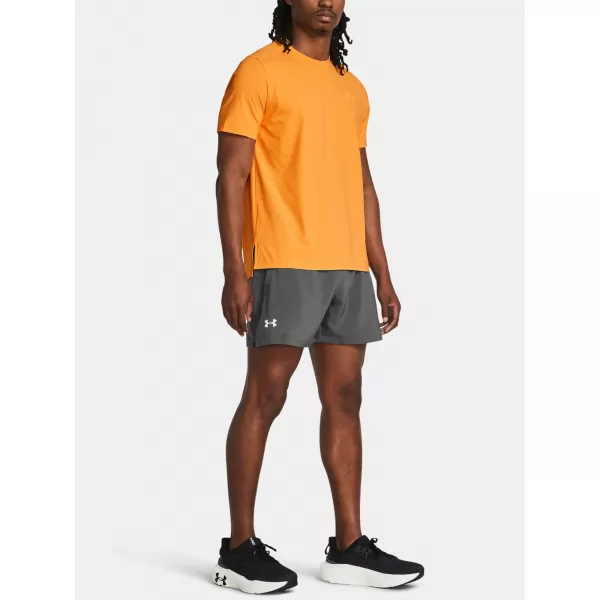  Pánské kraťasy UNDER ARMOUR LAUNCH 5'' SHORTS 1382617-025 ŠEDÁ 