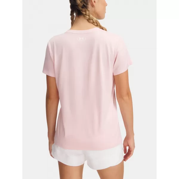  Dámské triko UNDER ARMOUR TECH SSV- TWIST 1384227-647 RŮŽOVÁ 