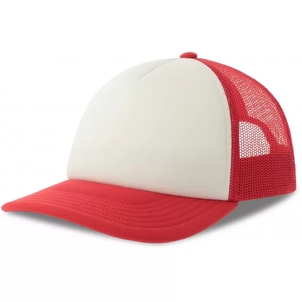  Čepice Atlantis | Kid Rapper-S WHITE/RED 