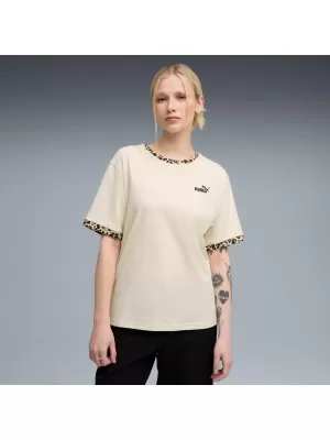Dámské triko PUMA ESS GRAPHIC ANIMAL RELAXED TEE 688082-87 BÍLÁ