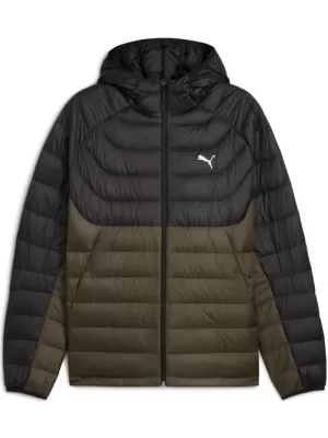Pánská bunda PUMA PACKLITE HOODED DOWN JACKET 685221-70 ZELENÁ