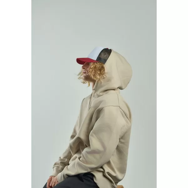  Čepice Atlantis | Rapper Canvas-S WHITE/BURGUNDY/BLACK 