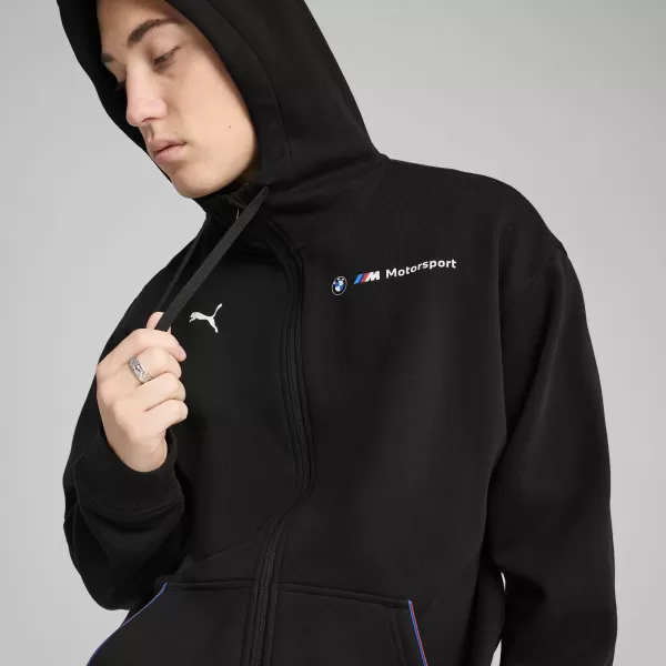  Pánská mikina PUMA BMW MMS ESS+ FZ HDED JACKET 630629_01 PUMA BLACK 