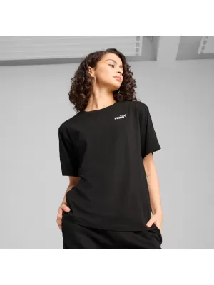 Dámské triko PUMA ESS TAPE RELAXED TEE 685009-01 ČERNÁ