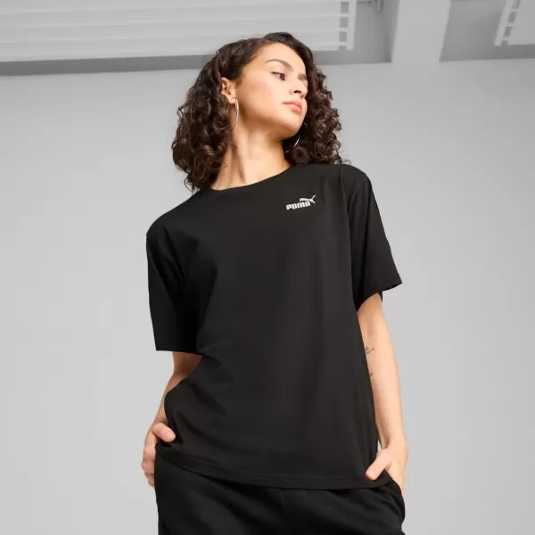  Dámské triko PUMA ESS TAPE RELAXED TEE 685009-01 ČERNÁ 