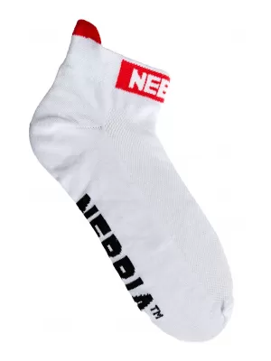 NEBBIA SMASH IT” členkové ponožky 102 WHITE